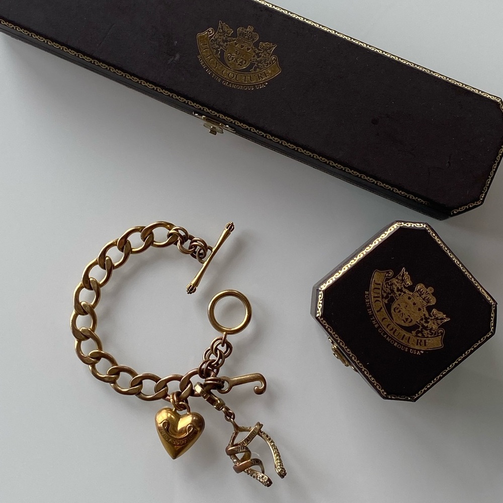 Juicy Couture Charm Bracelet with extra charm